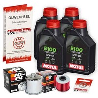 Honda Nc 750 X Mit Dct (RH09) 21-23, Motul 10W40 Ester ÖL + K&N Racing ÖLfilter