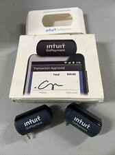 Lot of 2 Quickbooks Intuit Gopayment Mobile Payment Credit Card Swiper Reader