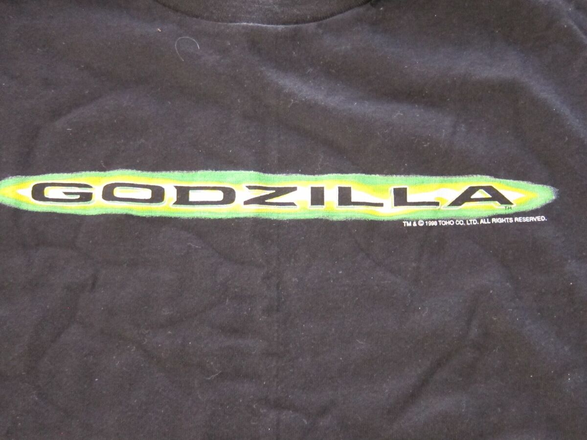 Vintage GODZILLA 1998 Movie Promo Movie T-Shirt Adult Size Vintage GODZILLA 1998 Movie Promo Movie T-Shirt Adult Size