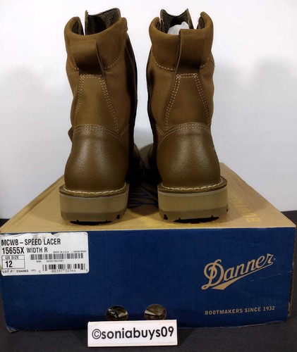 Danner Men's Speed Lacer Gore-Tex Combat Boots, Green, Size 12 - Picture 3 of 12