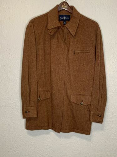 80-90s Ralph Lauren　Herringbone Jacket VTG 80s 90s Ralph Lauren Men's Herringbone Denim Jacket