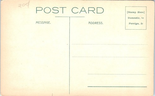 Vintage Postcard 1910? Riverside Geyser Yellstone Park Printed In Germany - Picture 2 of 2