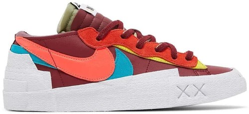 【美品】NIKE BLAZER LOW/SACAI/KAWS 24cm Nike Blazer Low sacai KAWS Neptune Blue Men's - DM7901-400 - US