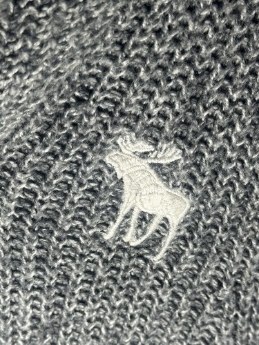 Abercrombie & Fitch Men's Sweater Shawl Collar Size Large Pullover - Picture 2 of 4