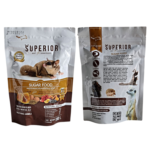 Sugar Glider Food Mixed Fruit Insectivore Animal Pellets Protein Honey 150g x3 - Picture 3 of 11
