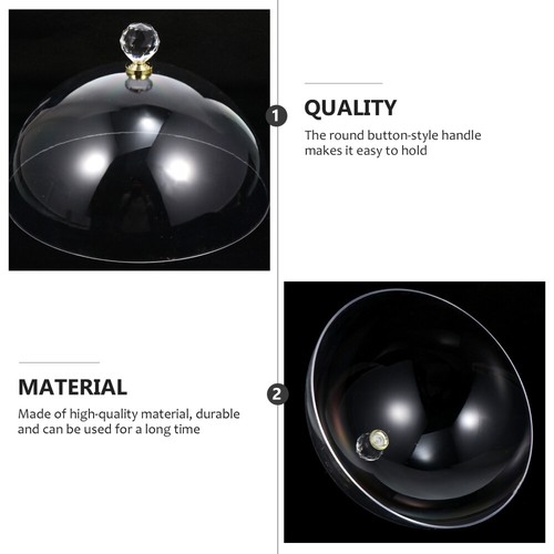 Food Serving Cover Cake Glass Cover Cupcake Cover Cake Stands Food Screen Tent - 第 6/12 張圖片