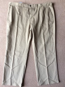 Bnwt Mens 48 Waist 29 Leg M S Natural Mix Straight Leg Casual