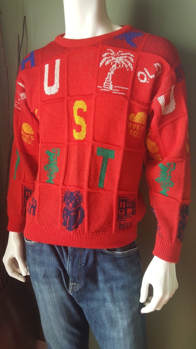 Pull Hysport Pure Laine Fabriqué En Australie - Taille S, Multicolore, Neuf Sans étiquette