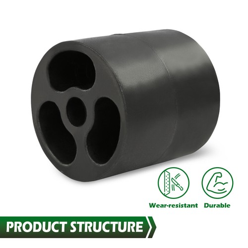 3" Tall x 3" Wide Body Lift Heightening Block Kit 3396 Black 4pcs - Picture 9 of 9