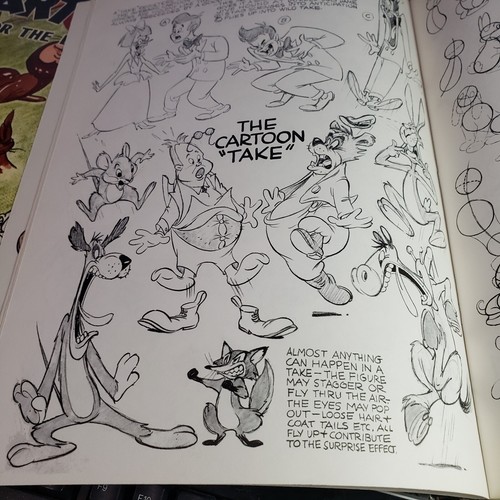 Libros de instrucciones de arte Foster dibujos animados animados Preston Blair animador de Disney - Imagen 9 de 17