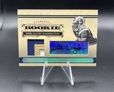 2006 Playoff National Treasures Materials Signatures #106 John David Washington