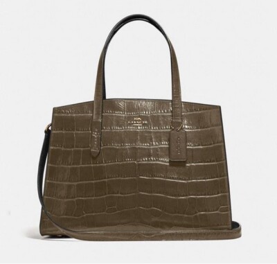 COACH 31739 Charlie carryall Moss NWT | eBay