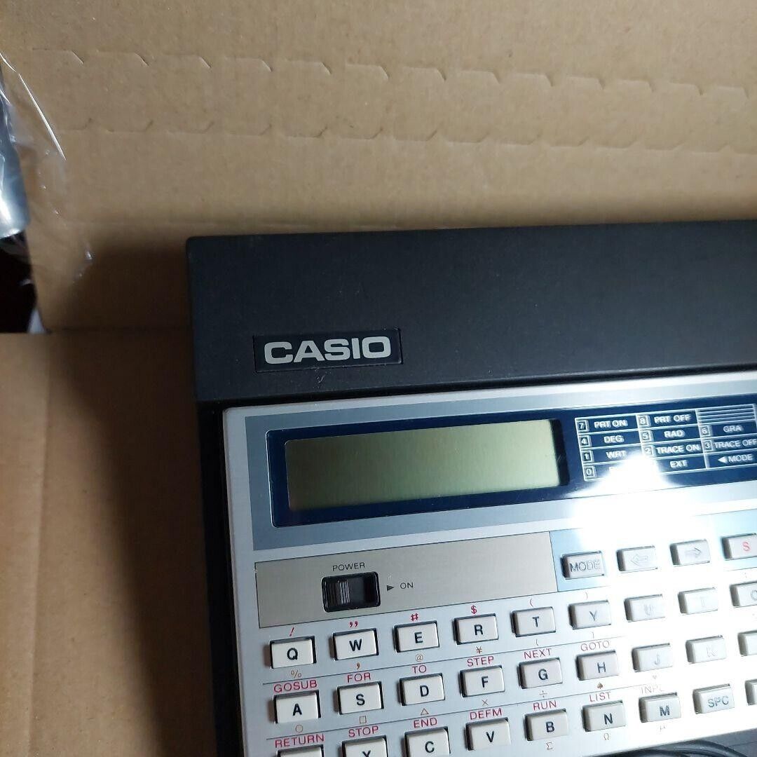 CASIO PB-100 Pocket Computer with FA-3 Adapter Ultra Rare CASIO PB-100 Pocket Computer with FA-3 Adapter Ultra Rare