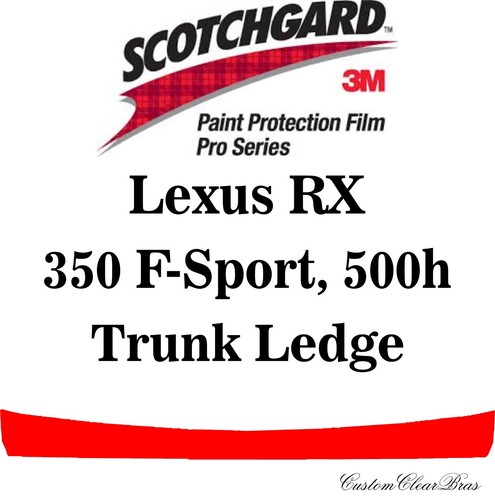 3M Scotchgard Paint Protection Pro Series 2023 2024 Lexus RX 350 F-Sport, 500h - Picture 1 of 3