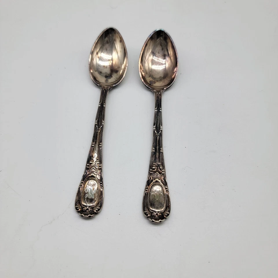 Tiffany & Co EP Spoon Patent 1889 Monogrammed Old French Silverplate - Image 3 of 4