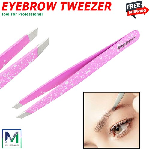 Eyebrow Styling Tweezers Slant Professional Beauty Eyebrow Hair Pluckers - Picture 61 of 160