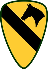 1st Cavalry Division Vinyl Decal Sticker Waterproof