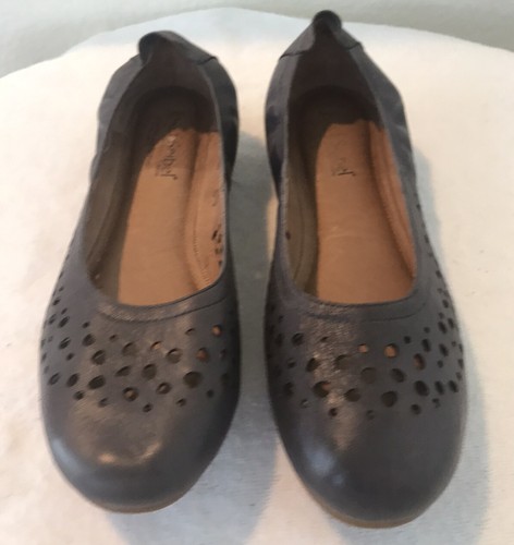 Josef Seibel Perforated Suede Ballet Flats Size US 8.5M