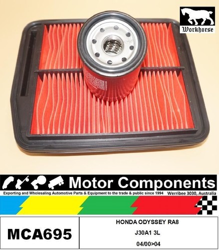 FILTER SERVICE KIT for HONDA ODYSSEY RA8 J30A1 3L 04/00>04 - Picture 2 of 3