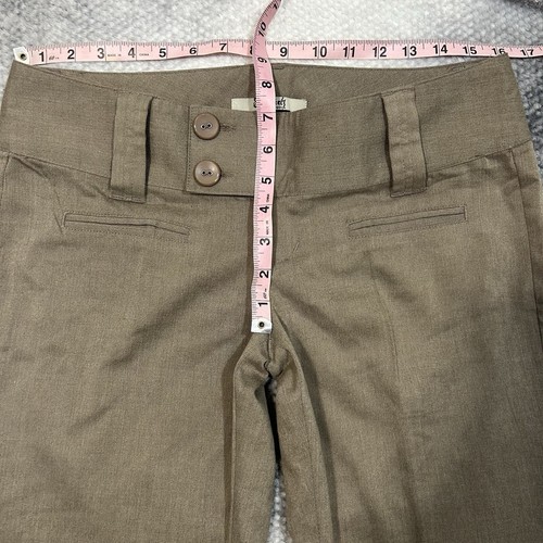 Pantalones de vestir acampanados de tiro bajo Spacegirlz Y2K informales de negocios talla 7, W32" - Imagen 7 de 7