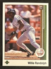 1989 Upper Deck Willie Randolph Baseball Card #237 Yankees 2B VG O/C