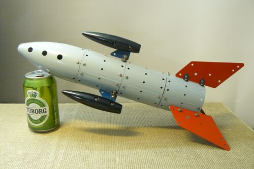 Vintage 1960's. Russian /USSR Metal Constructor Toy "ROCKET". Very RARE !! (552) - Picture 2 of 14