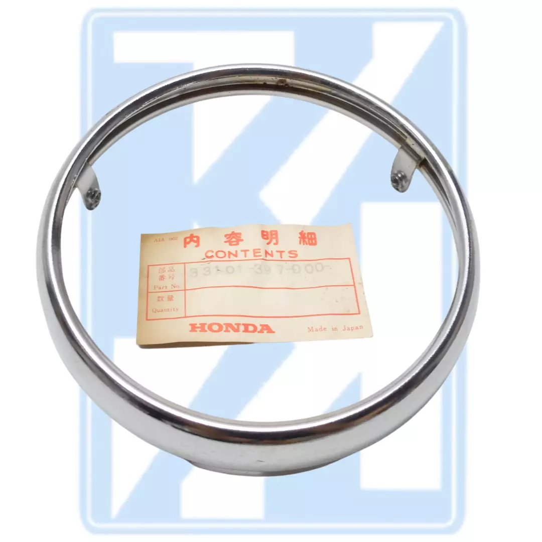 GENUINE HONDA CG125 H100 CB50 Z50jw Z50jz XL50 HEADLIHGT RIM NOS 33101-397-000