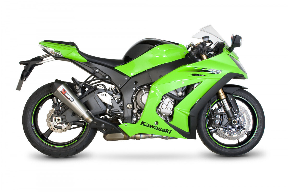 Silencieux Scorpion Serket Inox pour réduire le poids de la Kawasaki Ninja ZX-10R