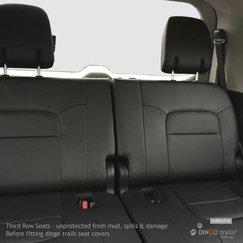Fit Toyota LandCruiser J200 (Nov07-Nov21) THIRD ROW Premium Neoprene Seat Covers - Picture 7 of 9