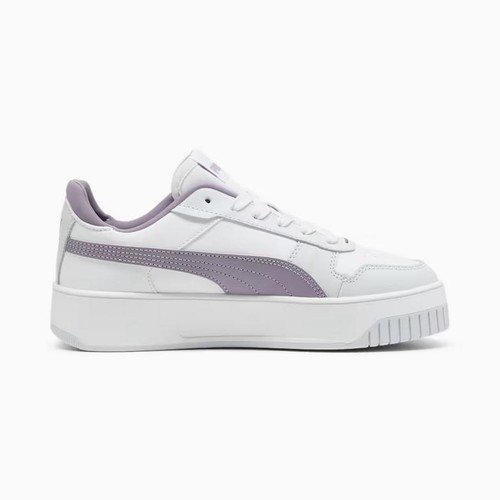 Puma Damenschuhe Carina Street, Plateau - 30 (White/Pale Plum/Silver Mist) - Bild 6 von 7