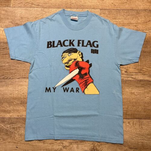 激レア90s Black Flag My War Tシャツ L ブラックフラッグ-