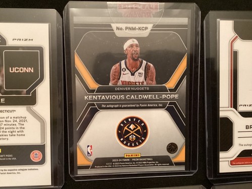 AUTOGRAPGH (6) NBA card lot CALDWELL POPE, RICKY COUNCIL,ROOKIES + more see pics - Picture 11 of 15