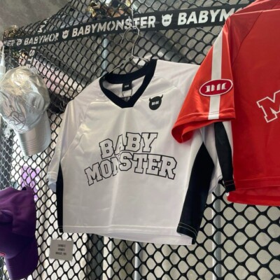 babymonster CROP JERSEY ジャージ T シャツ 黒 BABYMONSTER - Crop Jersey [1st Full Album 'DRIP' Official MD
