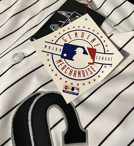 Maglia vintage Ozzie Guillen Chicago White Sox di Majestic taglia XL nuova con etichette - Foto 6 di 8