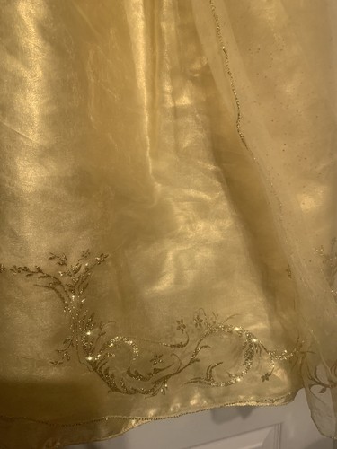 Disney Store Belle Costume Beauty & Beast Dress Child Size S 5/6 Live Action - Picture 13 of 24