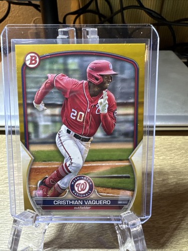 2023 Bowman - Prospects Gold #BP-54 Cristhian Vaquero /50 (RC) - Imagen 1 de 3
