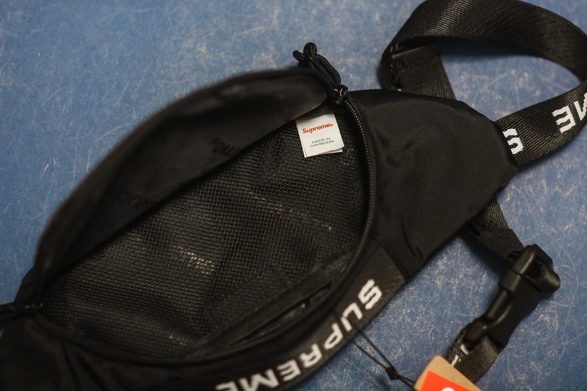 Supreme Black Shoulder Waist Cordura Bag FW22 UVXY | eBay