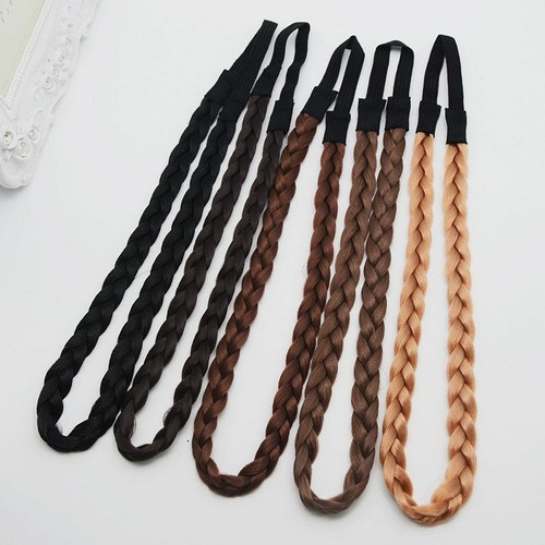 CINTA PARA EL PELO DAMAS DIADEMA BANDEAU TRENZADO ELÁSTICO SINTÉTICO CABELLO TRENZADO - Imagen 8 de 20