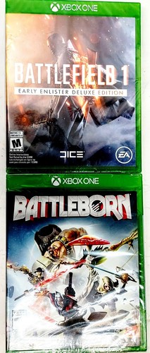 New! Sealed Xbox One Battleborn & Battlefield 1 Early Enlisted Deluxe Edition