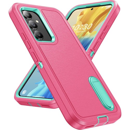 Military Grade Certified TUFF Hybrid Armor Case with Kickstand for Samsung - Picture 8 of 9