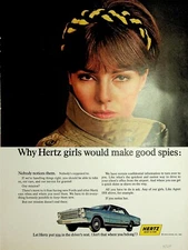 Original 1966 Ford AD: Why Hertz girls would make good spies: