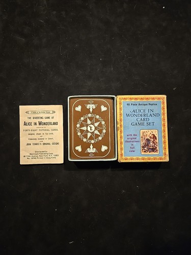 Alice in Wonderland Card Game Set (FULL set) 48 Piece Antique Replica Vintage - Picture 3 of 5