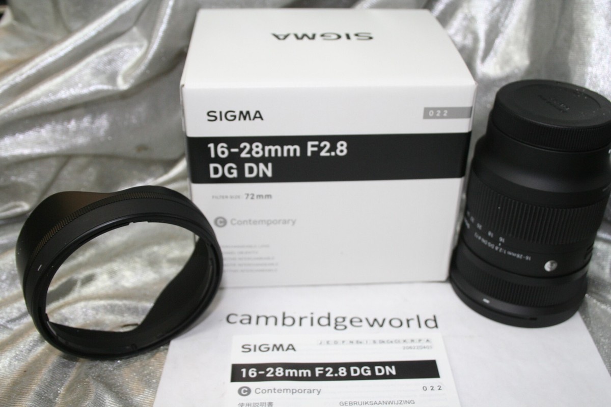 SIGMA 16-28mm F2.8 DG DN CONTEMPORARY LENS for SONY E NEW with