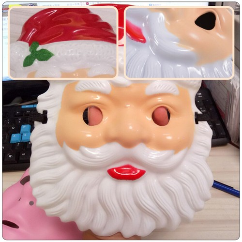 3 Pcs Christmas Costume Masks Santa Claus Christmas Party Masks - Zdjęcie 5 z 12