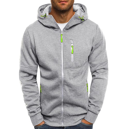 Men's Sweatshirt Casual Cardigan Hoodie Warm Jacket Winter Jacket Hooded Sweatsh - Picture 21 of 35