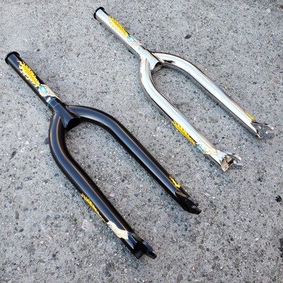RANT LIT AF BMX BIKE BICYCLE FORKS 100/% CHROMO FIT CULT SHADOW SUBROSA CHROME