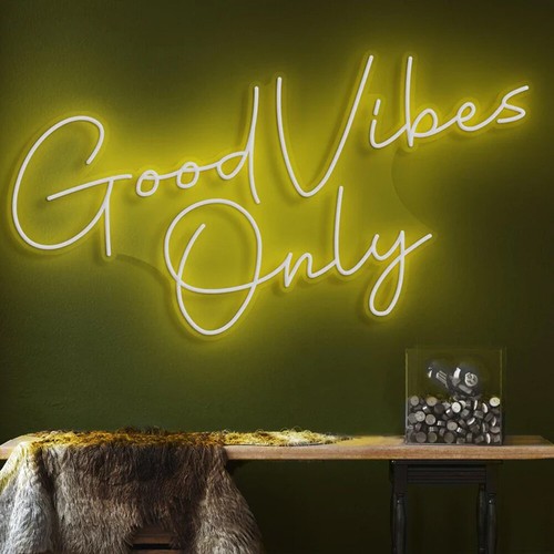 Good Vibes Only Neon Sign Custom Led Light for Bedroom Home Party Neon Art - Picture 18 of 18
