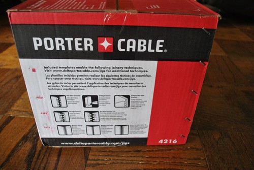Porter Cable 4216 12" Deluxe Alluminio Modello Coda di rondine Jig Kit Combinazione - Foto 3 di 6