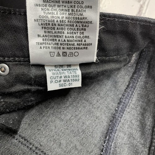 Jeans Joe's W 26 Zip Caviglia Chelsea Jeans Tate Wash Nero 5 Tasche Elasticizzato - Foto 8 di 9