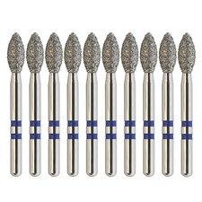 Dental Football Diamond Burs Zirconia Cutter Z368/023M Medium Grit FG High Speed